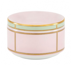 Ginori Diva Rosa Sugar Bowl w/ Cover - 8.6 oz.
